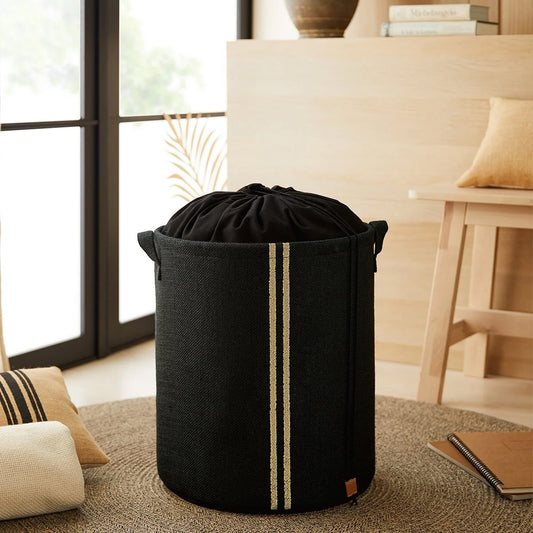 Black Laundry Basket