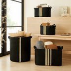 Black Laundry Basket