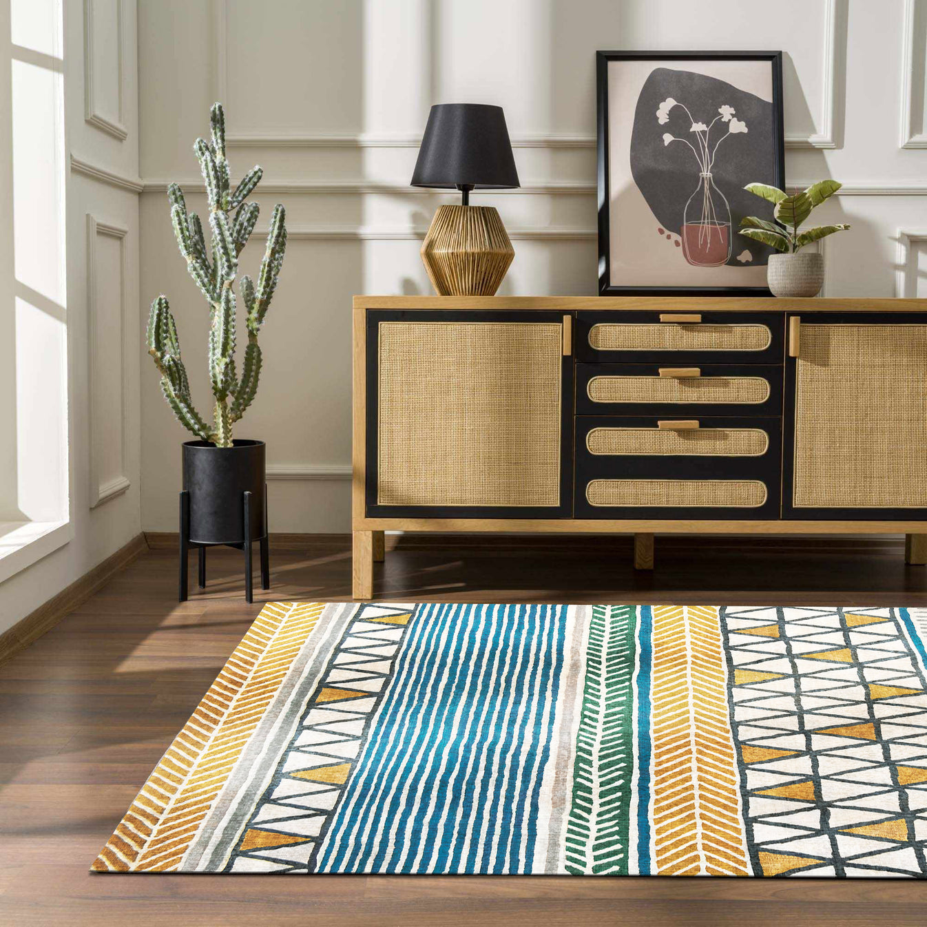 Cook Area Rug, Washable Rugs, Scandinavian Rugs, Orange Rugs, Living ...