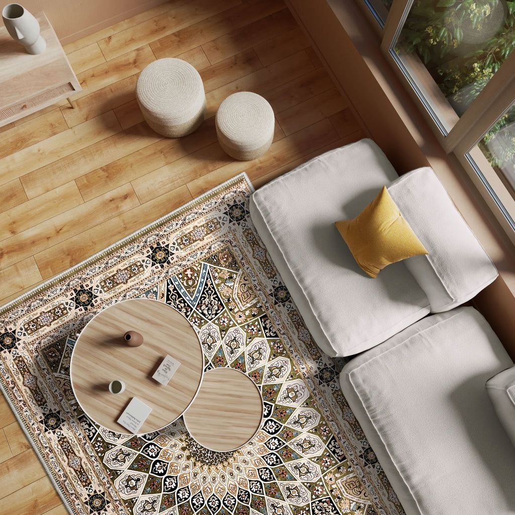 Boggle Rug Bogong Brown Area Rug, Washable Rug, Turkish Rug, Living Room Rugs ...
