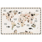 Animal Map Area Rug Flashrug