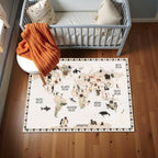 'Mega Flash Sale' Animal Map Area Rug