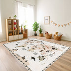 Animal Map Area Rug Flashrug