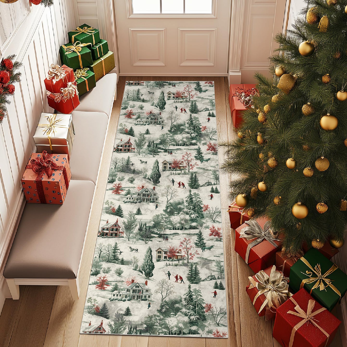 Glowmas Christmas Area Rug