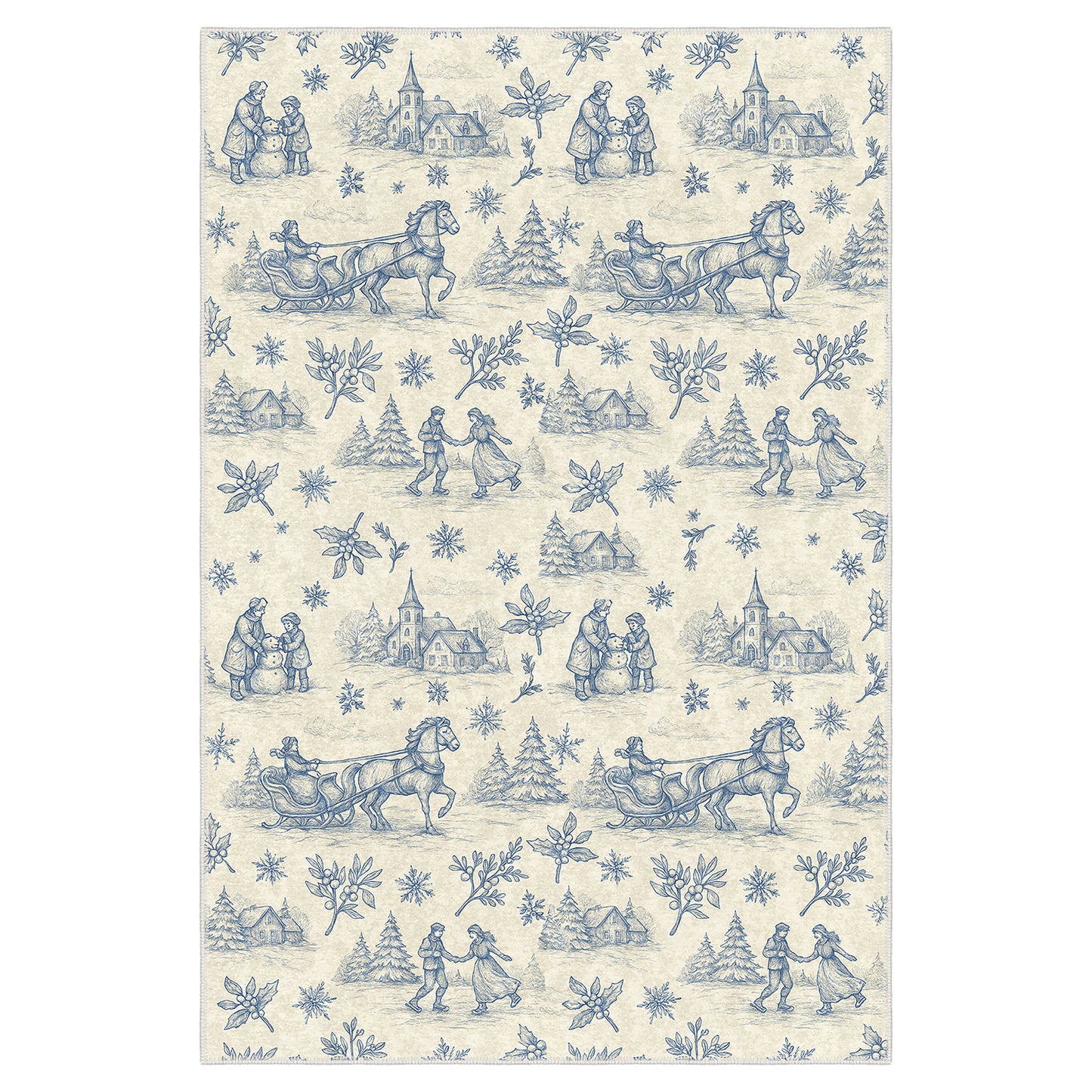 Zavora Christmas Area Rug