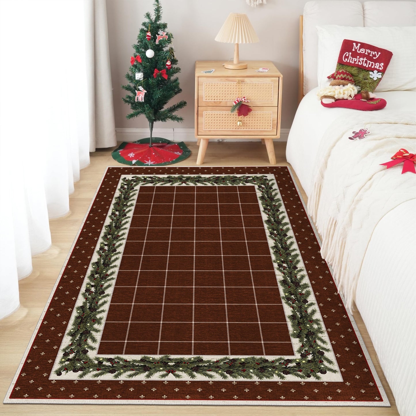 Veynor Christmas Area Rug