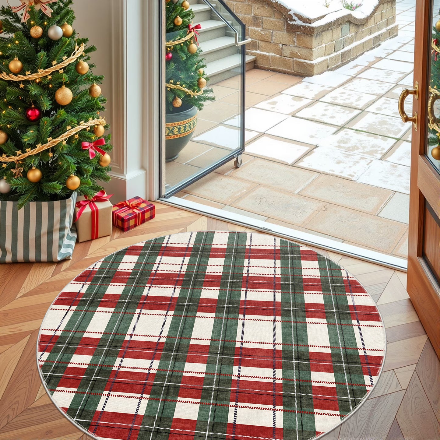 Avyra Christmas Area Rug