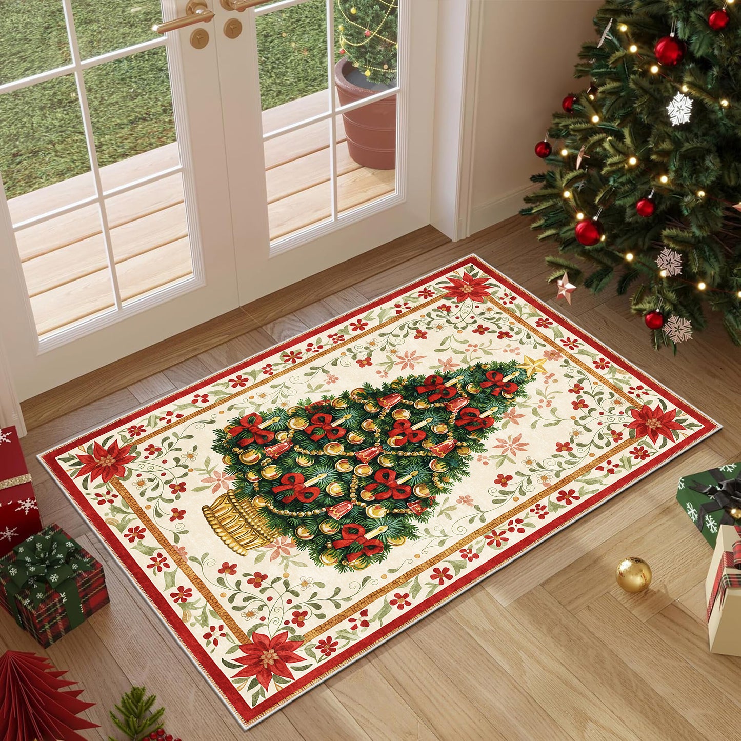 Marloen Christmas Area Rug