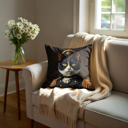 17th Century Cat Pillow Cover