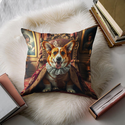 Vintage Dog Throw Pillow