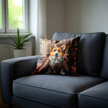 Vintage Dog Throw Pillow