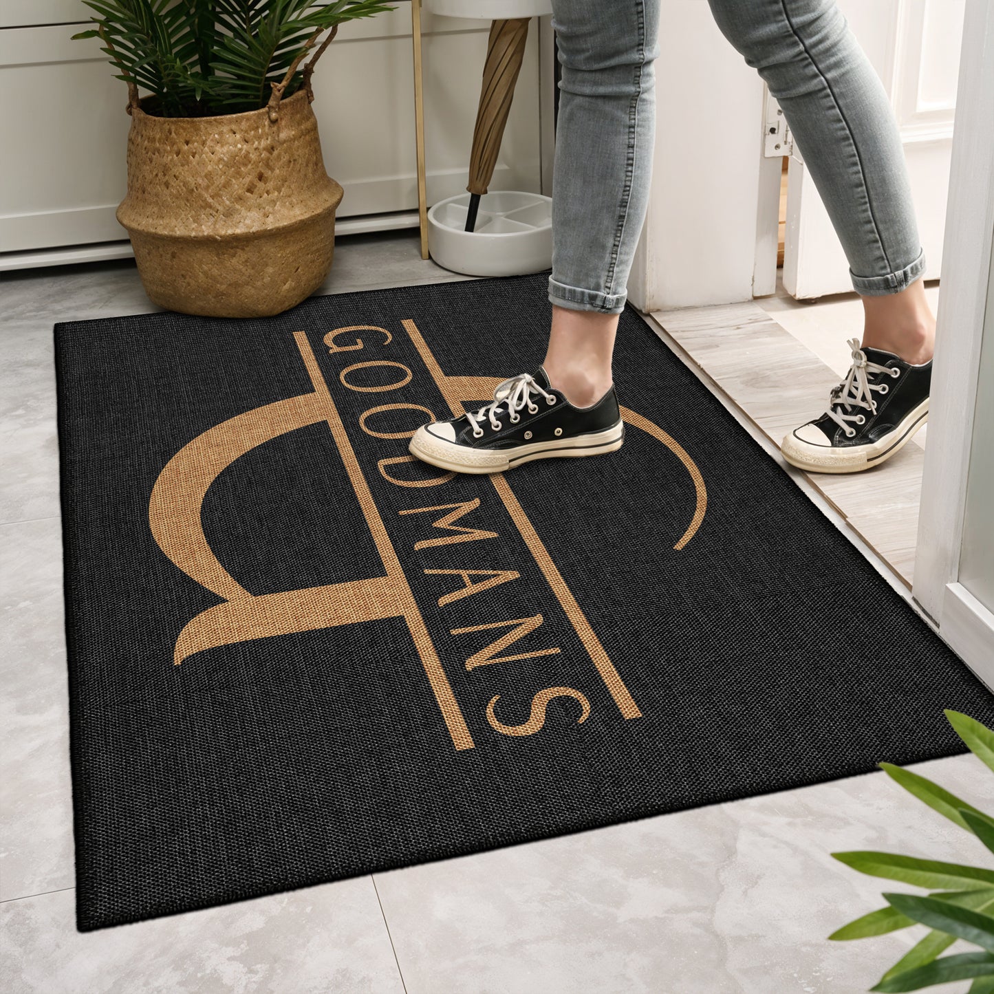 Custom Name Door Mat