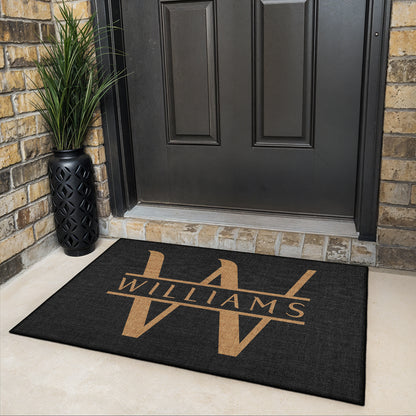 Custom Name Door Mat