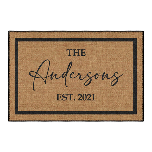 Custom Customizable Door Mat 4' Feet Wide 6' Feet Long