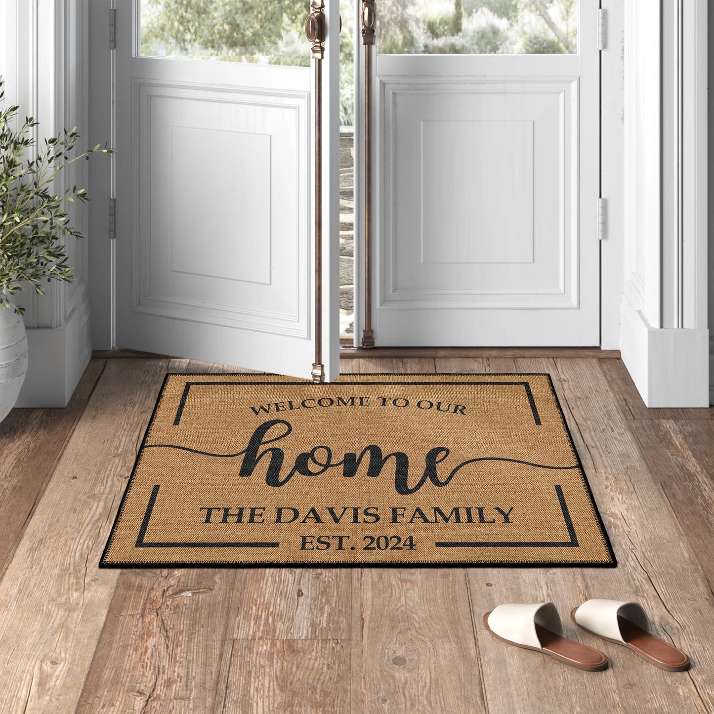 Custom Welcome Door Mat