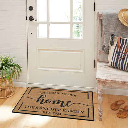 Custom Welcome Door Mat