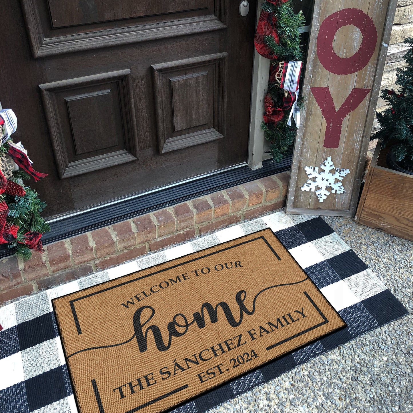 Custom Welcome Door Mat