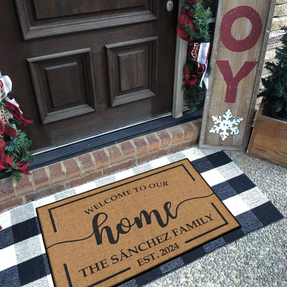 Custom Welcome Door Mat