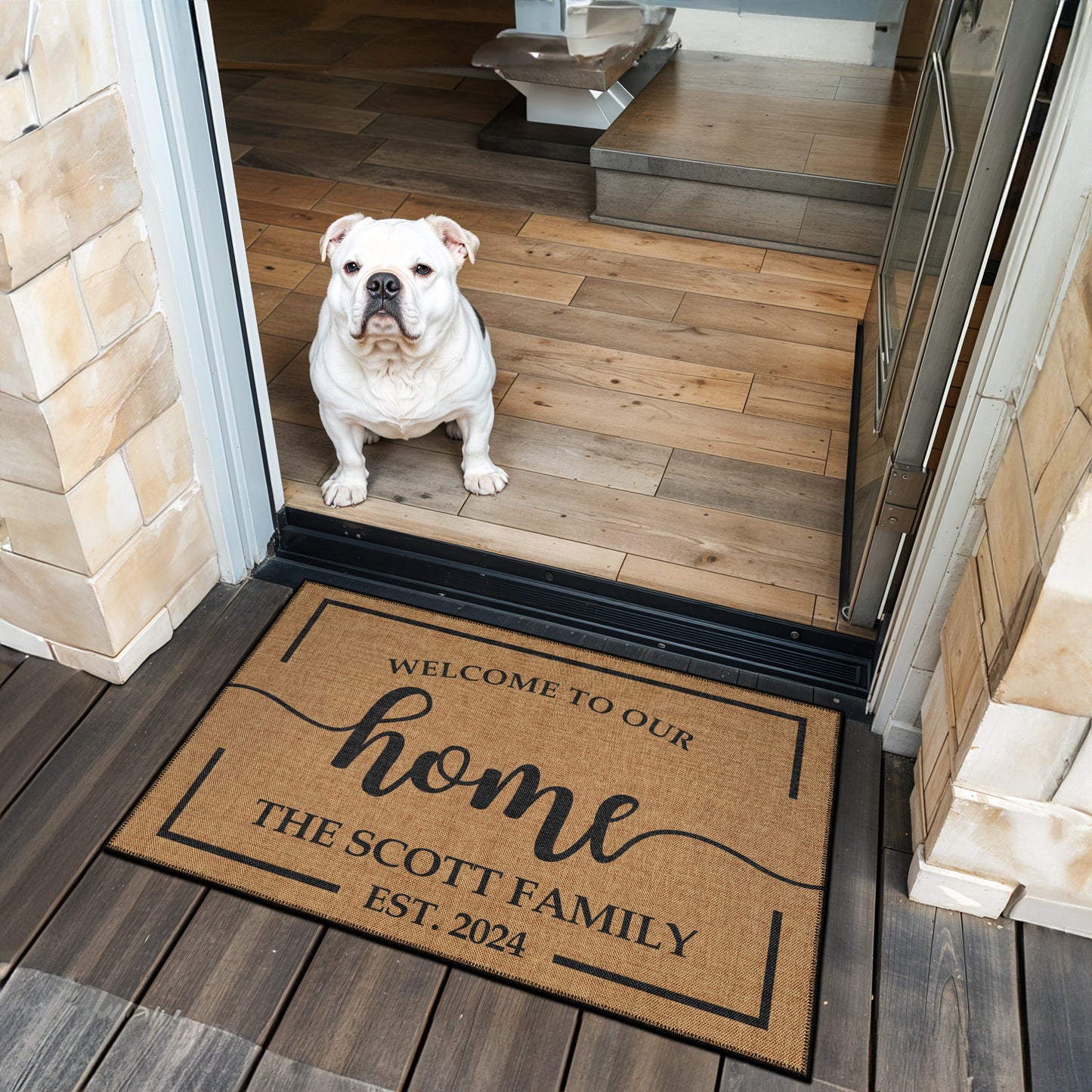 Custom Welcome Door Mat