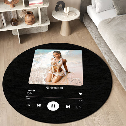 Custom Round Spotify Rug