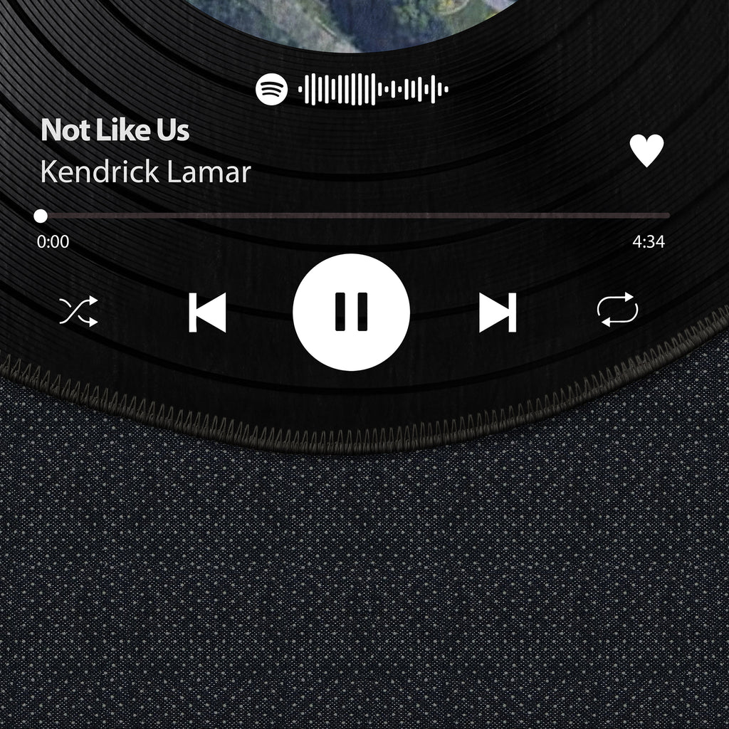 Custom Plaque Spotify Rug