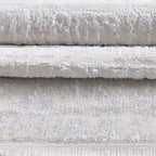 Pulse White Machine Woven Rug