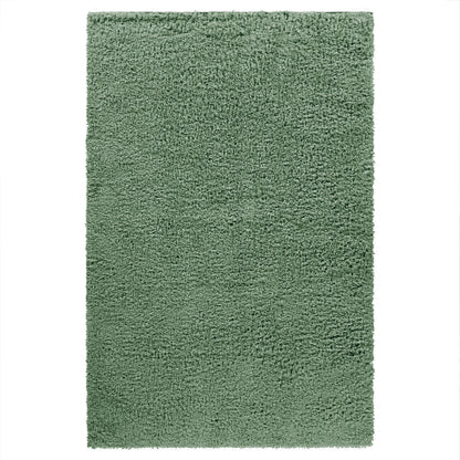 Shaggy Green Area Rug