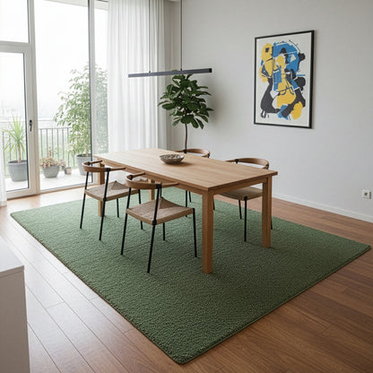 Shaggy Green Area Rug