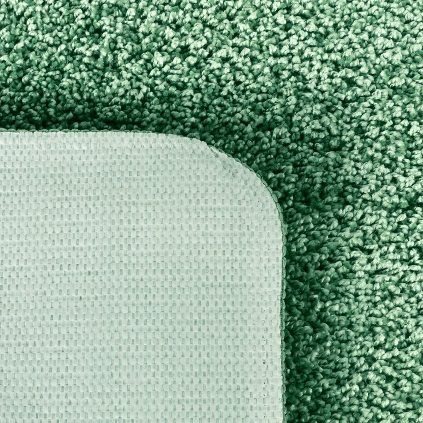 Shaggy Green Area Rug