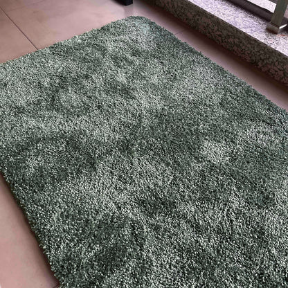 Shaggy Green Area Rug