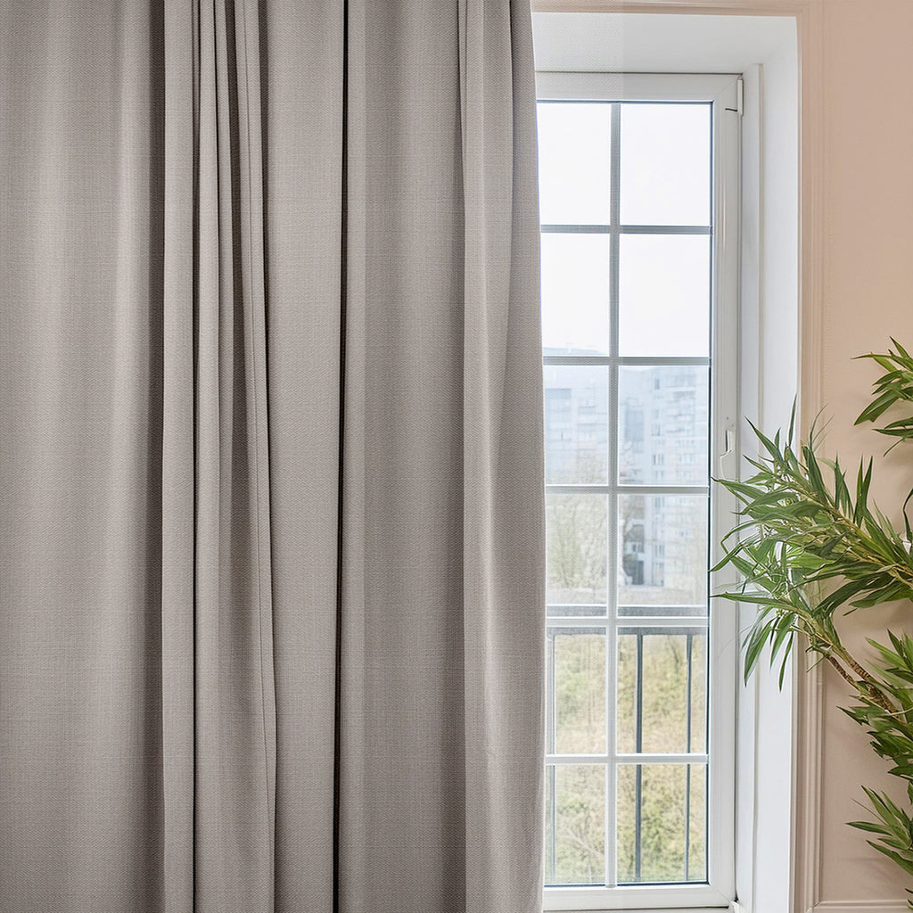 Linen Gray Curtain