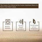 Linen Brown Curtain