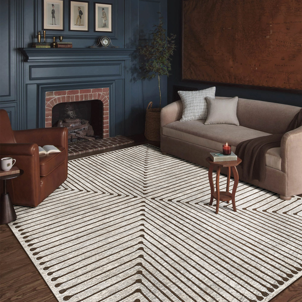 Monte Area Rug – Modern Scandinavian Washable Turkish Rug for Living ...