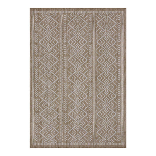 Brisk Beige Machine Woven Rug