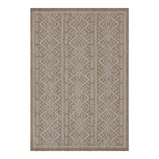 Brisk Beige Machine Woven Rug