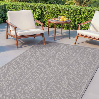 Brisk Grey Machine Woven Rug