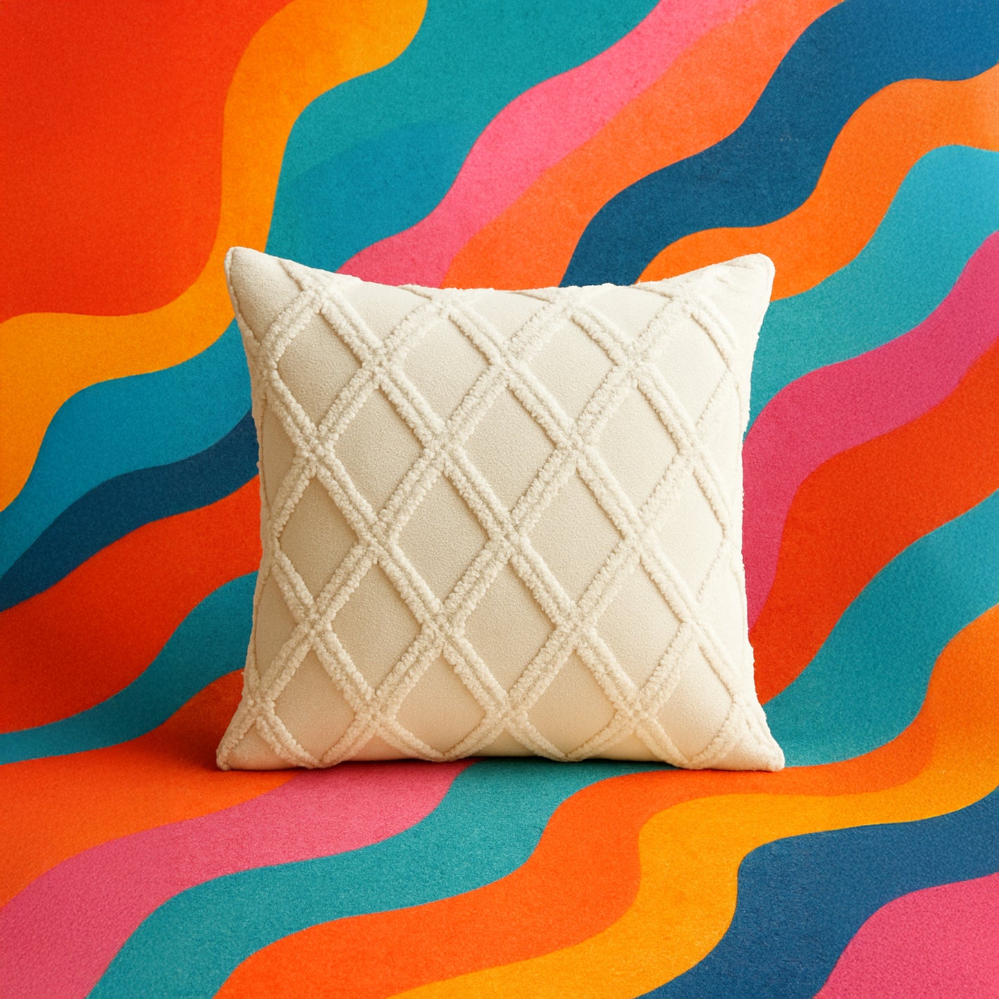 Chenille Ecru Pillowcase