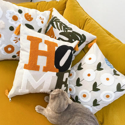 Punch Embroidered Pillowcase Set