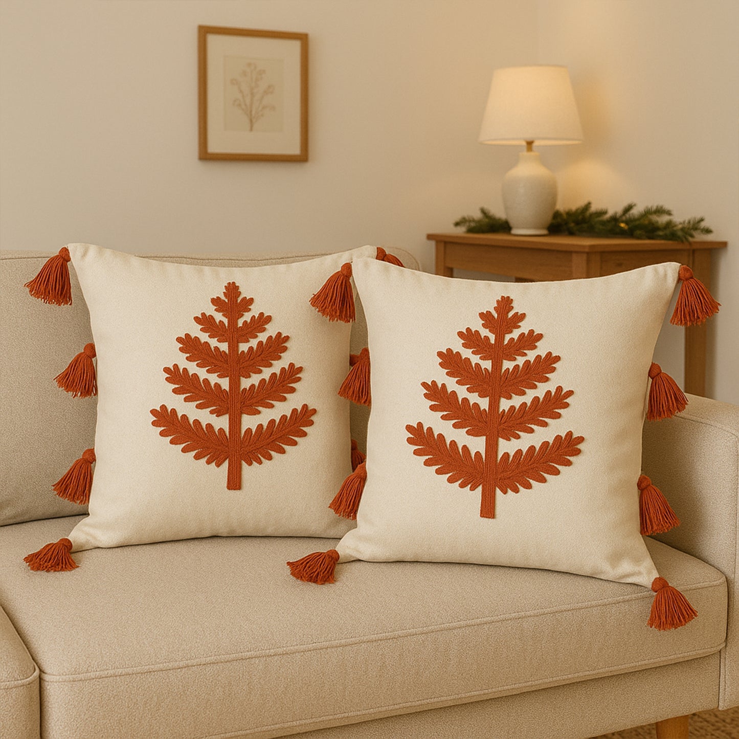 Punch Christmas Tree Pillowcase Set
