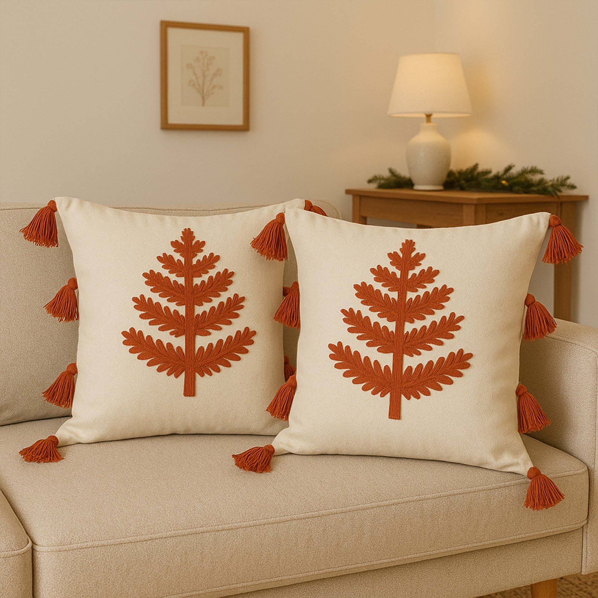 Punch Christmas Tree Pillowcase Set