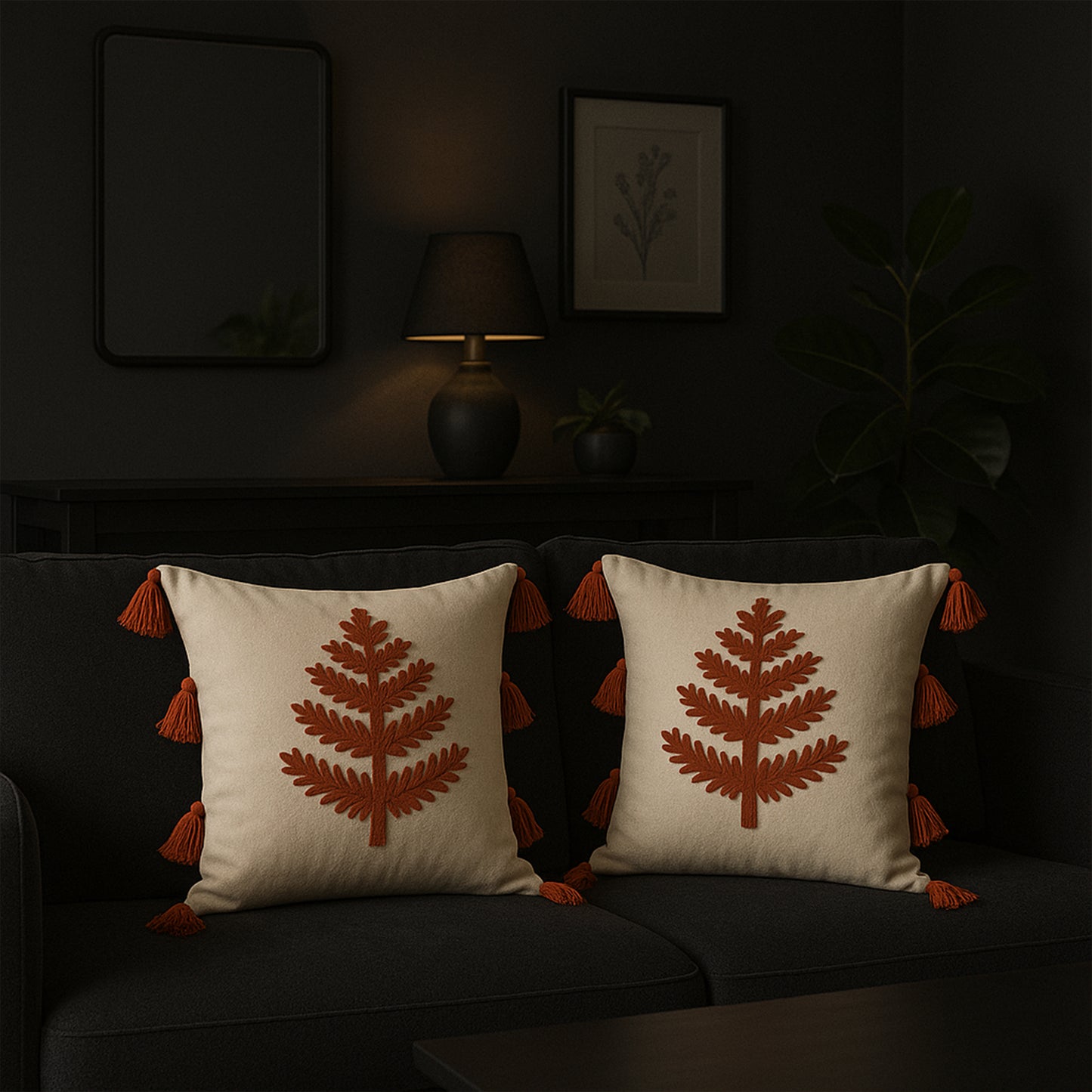 Punch Christmas Tree Pillowcase Set