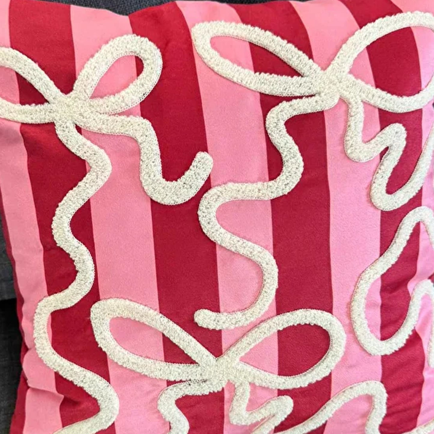 Punch Pink Bow Pillowcase