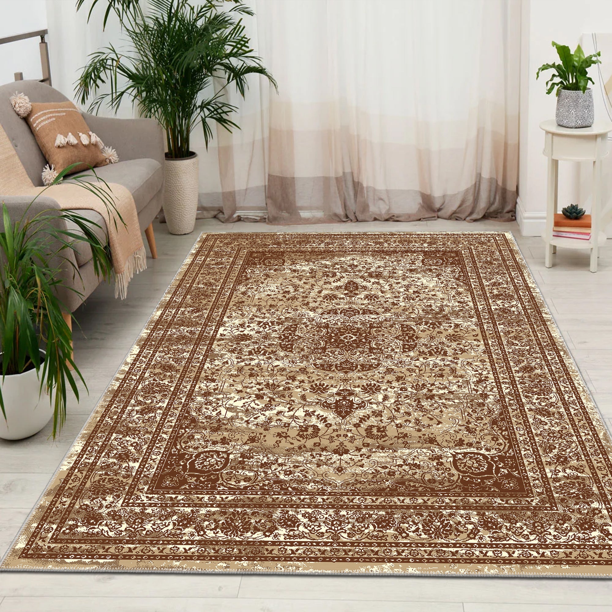 Area Rug, Vintage Rug, Turkish hotsell Rug, Home Decor Carpet, 56x88 inches Beige Carpet, Outdoor Rug, Indoor Rug, Turkey Bedroom Rugs, 5210