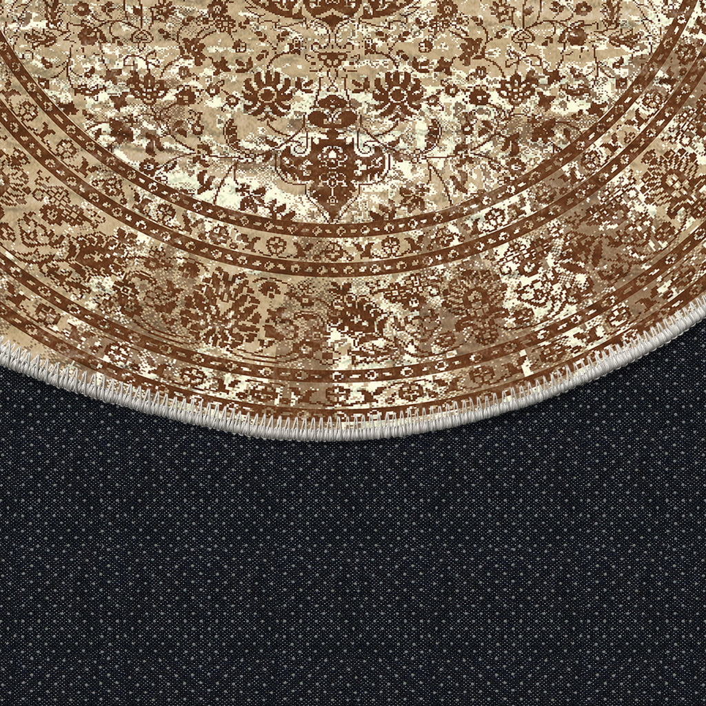Sao Rug Sao Paulo Area Rug, Brown Rugs, Washable Rugs, Round Rug, Vintage Rugs ...