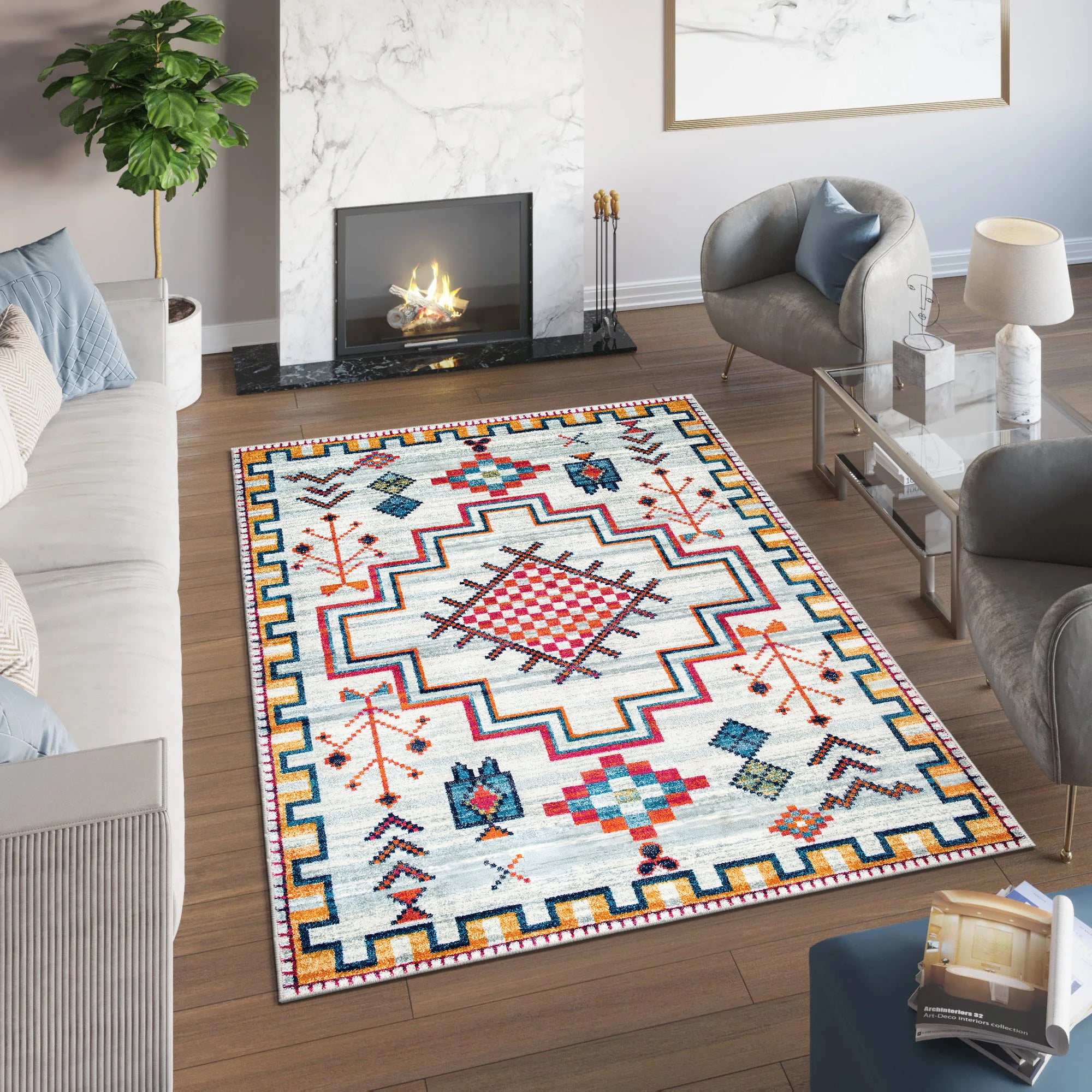 Whiskers Area Rug